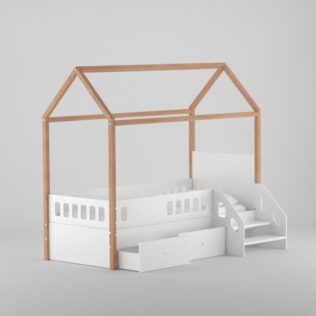 Cama casita Montessori
